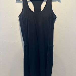 HALARA Athletic Black Racerback Dress